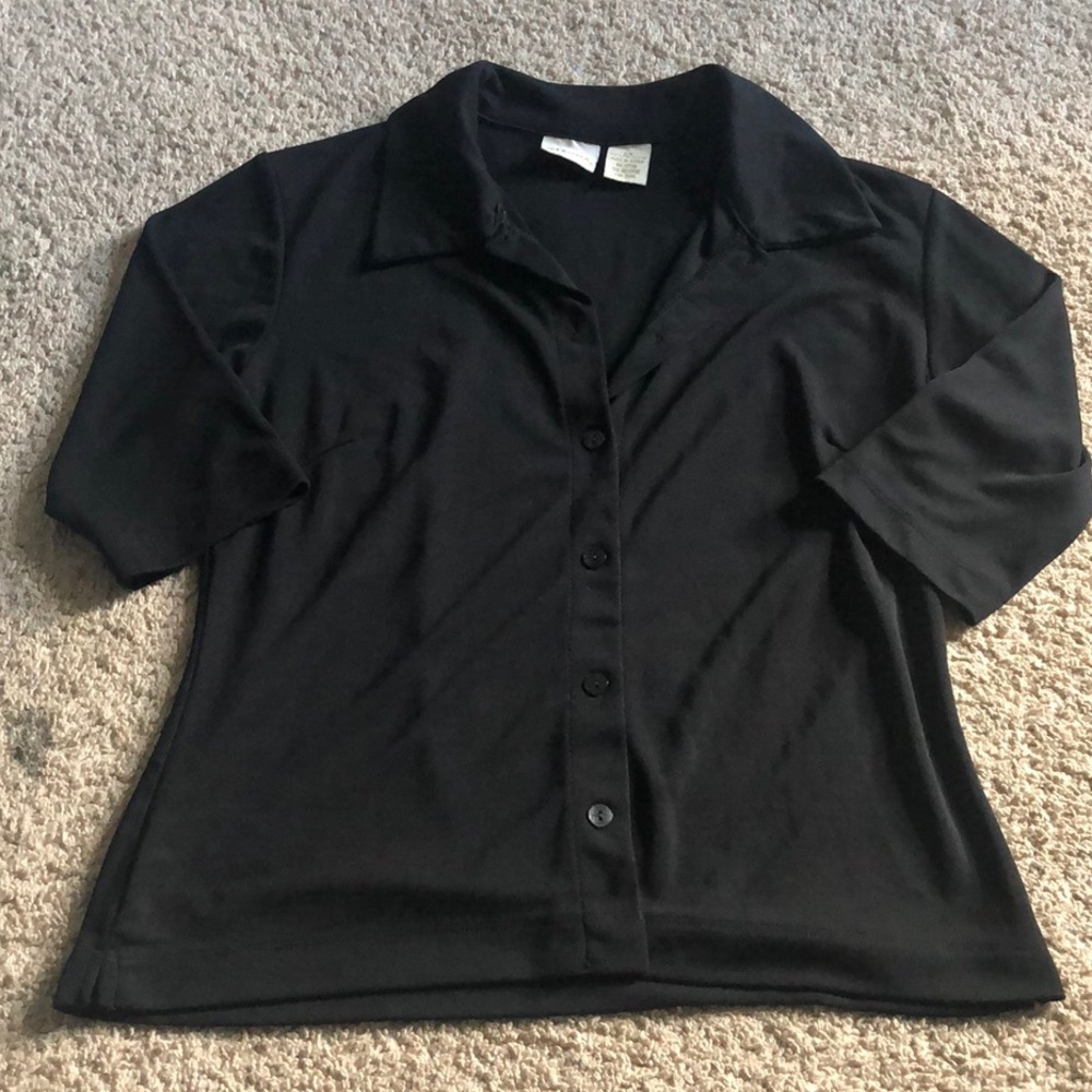 Merona Black Button Down Shirt